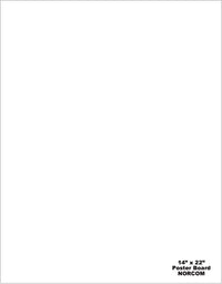 Norcom 79884-48 14 X 22 White Poster Board