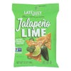 Late July Snacks Tortilla Chips - Jalapeno Lime Clasico - Case of 24 - 1.5 oz.