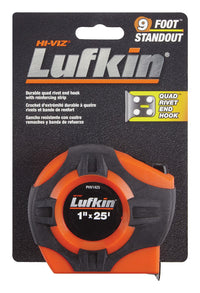 Lufkin P1000 Series 25 ft. L X 1 in.   W Hi-Viz Tape Measure 1 pk