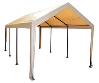 Caravan Canopy Sports 22006200014 10' X 20'  Tan Domain® Carport                                                                                      