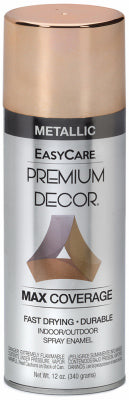 Premium Decor Metallic Spray Paint, Rose Gold, 12-oz.