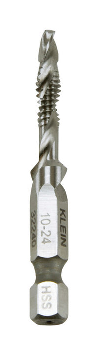 Klein Tools High Speed Steel Drill Tap 10-24 1 pc