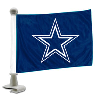 NFL - Dallas Cowboys Navy Ambassador Car Flags - 2 Pack