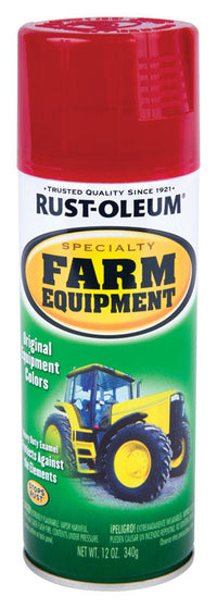 Rust-Oleum Specialty Farm Equipment Gloss International Red Farm Equipment Spray 12 oz. (Pack of 6)