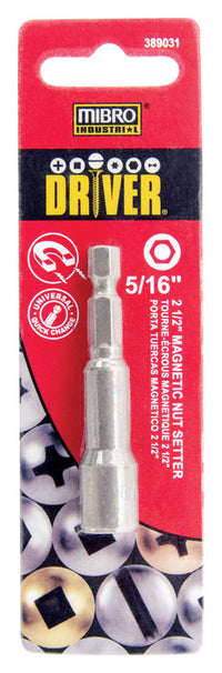 MIBRO 5/16 in. drive X 2-1/2 in. L Chrome Vanadium Steel Magnetic Nut Setter 1 pc