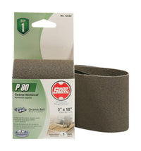 Shopsmith 18 in. L X 3 in. W Ceramic Sanding Belt 80 Grit Medium 1 pc