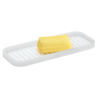 Interdesign 63880 9" X 3.5" X 0.5" Clear Large Silicone Lineo Sink Tray (Pack of 6)