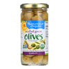 Mediterranean Organic Organic Stuffed Green Olives Garlic - Case of 12 - 8.5 OZ