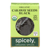 Spicely Organics Caraway Seeds Black (Nigella)  - Case of 6 - .35 OZ