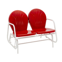 Jack Post Red Steel Frame Glider Chair 500 lb.