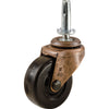 Shepherd Hardware 1-5/8 in. D Swivel Soft Rubber Caster Wheel w/Stem 70 lb 2 pk