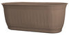 Bloem Colonnade 7 in. H X 24 in. W Wood-Resin Window Box Dark Earth