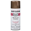 Rust-Oleum Stops Rust Metallic Chestnut Spray Paint 11 oz (Pack of 6)