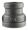 Pipe Decor  1-1/4 in. FPT   x 1/2 in. Dia. FPT  Black  Malleable Iron  Pipe Decor Reducer