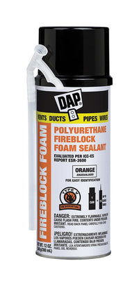 DAP Orange Polyurethane Foam Foam Sealant 12 oz. (Pack of 9)