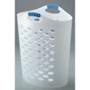 Rubbermaid White Plastic Laundry Hamper (Pack of 4)