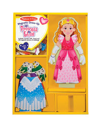 Melissa & Doug Princess Elise Magnetic Dress-Up Set Wood Assorted 24 pc