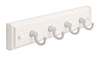 Amerock  8-5/8 in. L White  Fiberboard/Zinc  Small  Key & Gadget Hook  Rack  1 pk