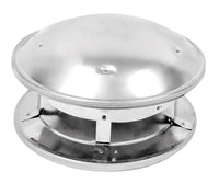 Selkirk  7 in. Dia. Plastic  Round Top Dome