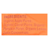 Peter Rabbit Organics Baby Food - Organic - Vegetable and Fruit Puree - Pumpkin Carrot and Apple - 4.4 oz - case of 10