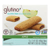 Glutino Breakfast Bars - Apple - Case of 12 - 7.1 oz.