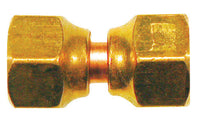 JMF Company 5/8 in. Flare  T X 1/2 in. D Brass Swivel Flare Connector