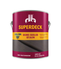 Superdeck Cool Feel Solid Blue Shadow Acrylic Deck Stain 1 gal. (Pack of 4)