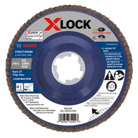 X-Lock Flap Disc, Type 27, 120-Grit, 4.5-In.