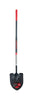 Razor-Back Steel blade Fiberglass Handle 9.5 in.   W X 62.25 in.   L Round Point Shovel