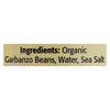 Omena Organics Organic Garbanzo Beans - Case of 12 - 15 OZ