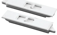 Pair White Vinyl Window Tilt Latch