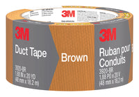 Scotch 1.88 in. W X 20 yd L Brown Solid Duct Tape