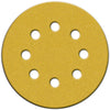 Norton Hook & Sand 5 in. Aluminum Oxide Hook and Loop A290 Sandpaper Vacuum Disc 120 Grit Medium 4 p