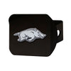 University of Arkansas Black Metal Hitch Cover