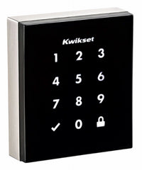 Kwikset 99530-001 Obsidian Slim Modern Electronic Touchscreen Keyless Satin Nickel Deadbolt