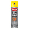 Krylon 7317 15 Oz APWA Utility Yellow Water Based Marking Spray Paint (Pack of 6)