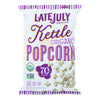 Late July Snacks Organic Popcorn - Case of 12 - 4.4 OZ