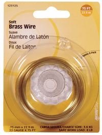 Hillman  75 ft. L Brass  22 Ga. Wire (Pack of 10)