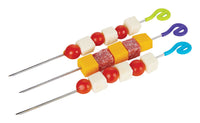 Zeal Assorted Colors Silicone Color Coded Skewers (Pack of 50)