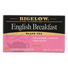 Bigelow Tea English Breakfast Black Tea - Case of 6 - 20 Bags