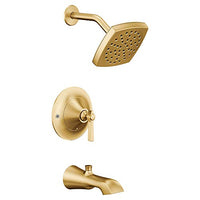 Brushed gold Posi-Temp(R) tub/shower