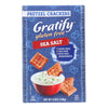 Gratify Sea Salt Pretzel Crackers  - Case of 12 - 4.5 OZ