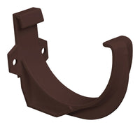 Plastmo 4 in. W Brown Vinyl Half Round Gutter Bracket