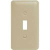 Amerelle Devon Almond 1 gang Stamped Steel Toggle Wall Plate 1 pk