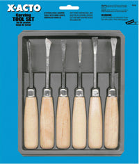 X Acto X5179 6 Pc Wood Carving Tool Set