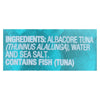 Sustainable Seas - Tuna Albcore Chnk In H2o - Case of 12 - 5 OZ