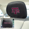 Texas A&M University Embroidered Head Rest Cover Set - 2 Pieces