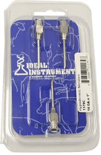 Livestock Injection Needles, 1-In. Stainless Steel, 14-Ga., 3-Pk.