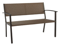 Living Accents  1 pc. Stockholm  Patio Bench  Resin Wicker