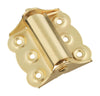 National Hardware 2-3/4 in. L Brass-Plated Spring Hinge (Pack of 5).